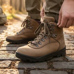 Vintage 90s Nike ACG Hiking Boots Brown Purple Size 8.5 Womens 950406